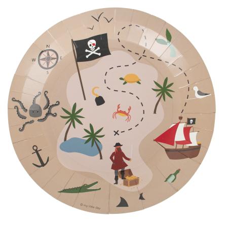 Piratenschatz Teller ECO Friendly Piratenschatz Teller ECO Friendly